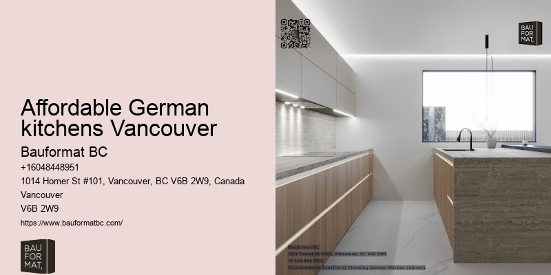 German kitchen operation Vancouver