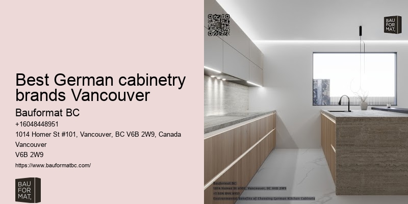 German cabinetry manufacturers Vancouver