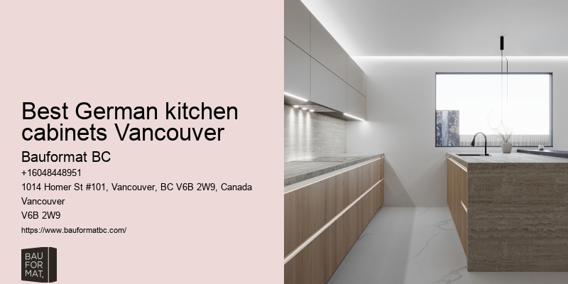 German cabinetry retailers Vancouver
