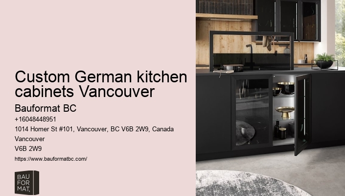 German kitchen cabinetry design Vancouver