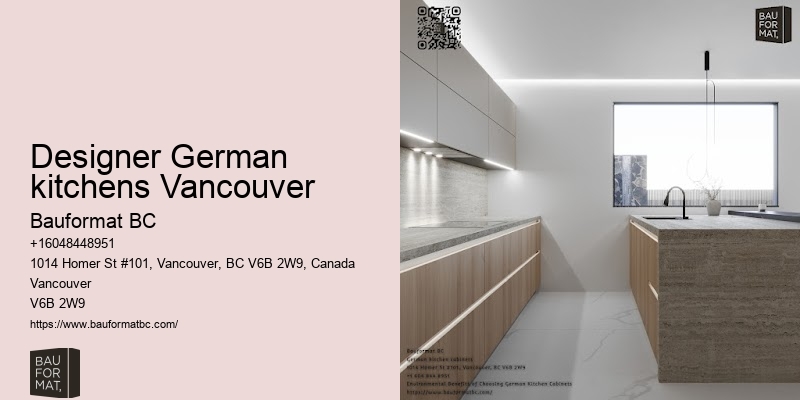 German cabinetry concepts Vancouver