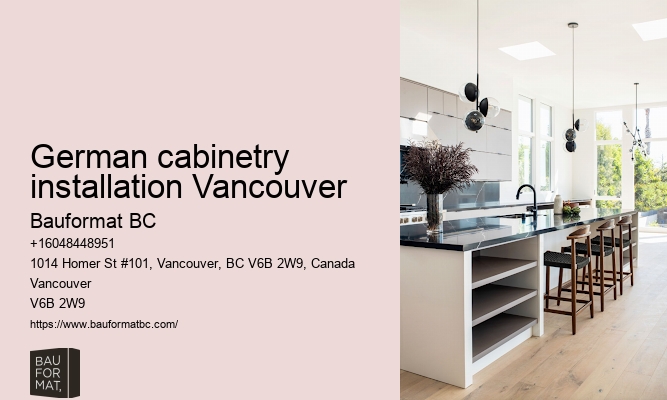 German kitchen cabinet promotions Vancouver