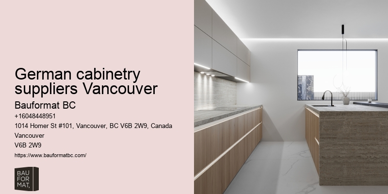German kitchen prices Vancouver