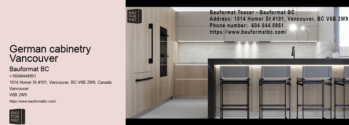 German cabinetry installation services Vancouver