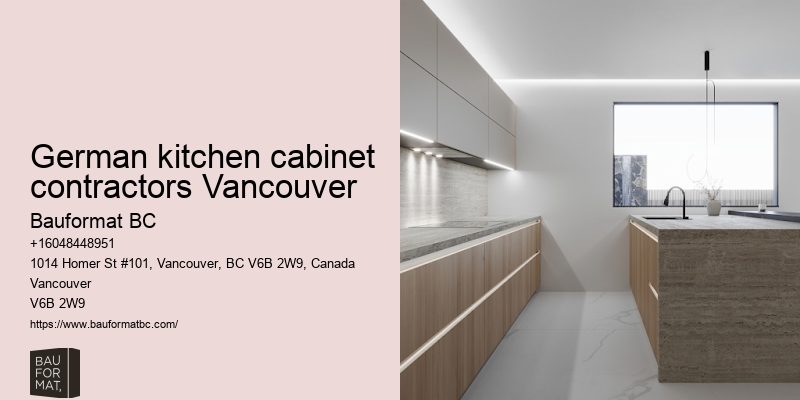 German kitchen design consultants Vancouver