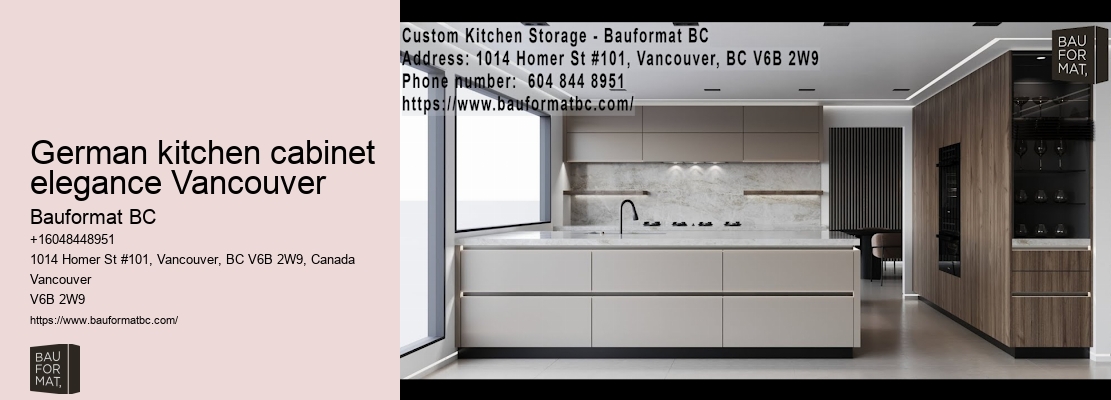 Imported German kitchen cabinets Vancouver