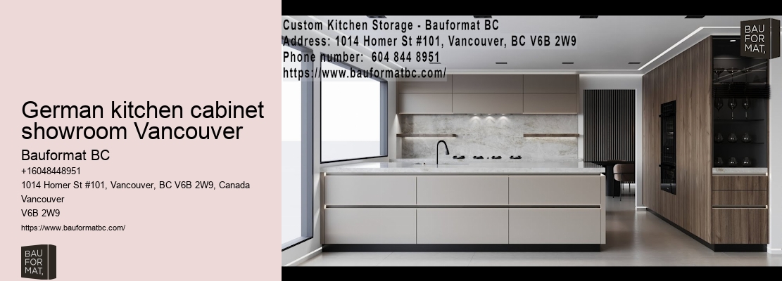German kitchen cabinet consultants Vancouver