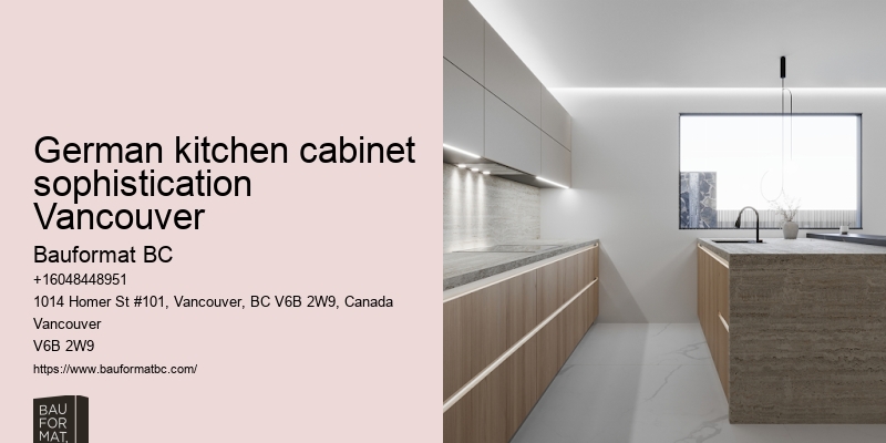 German kitchen cabinet events Vancouver