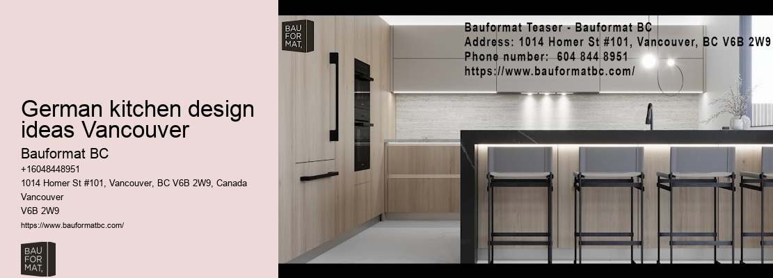 German kitchen cabinet estimates Vancouver