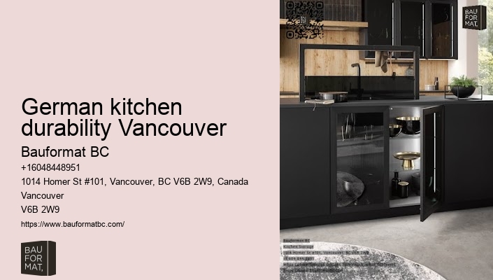 Contemporary German cabinetry Vancouver