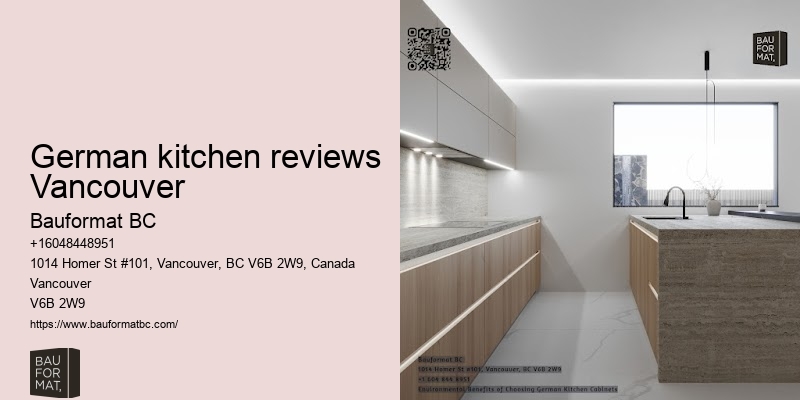 German kitchen cost Vancouver