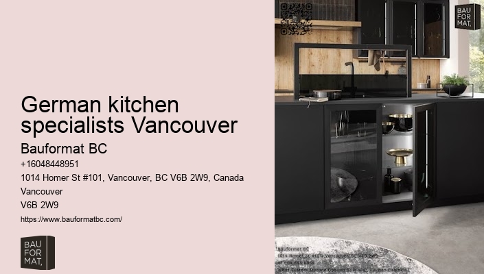 Stylish German cabinetry options Vancouver