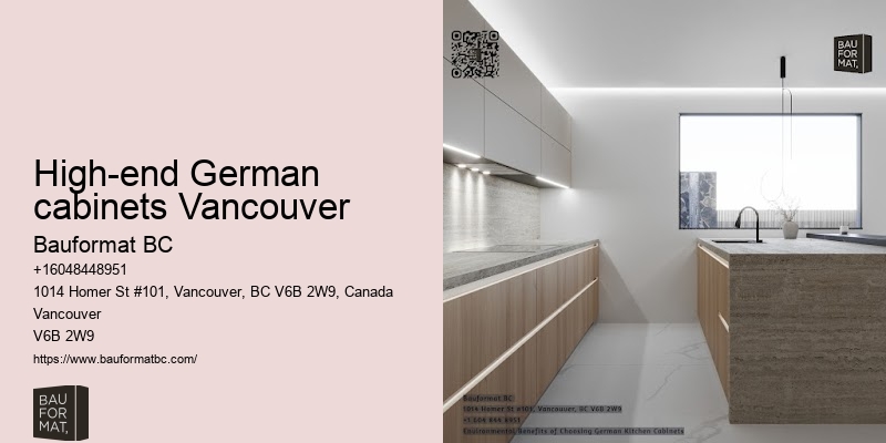 German kitchen cabinetry Vancouver