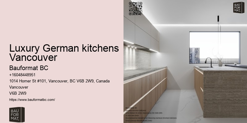High-quality German kitchen designs in Vancouver
