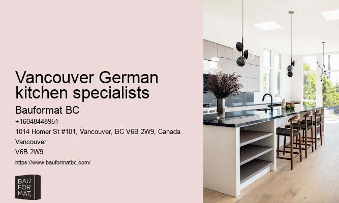 German kitchen cabinet experts Vancouver