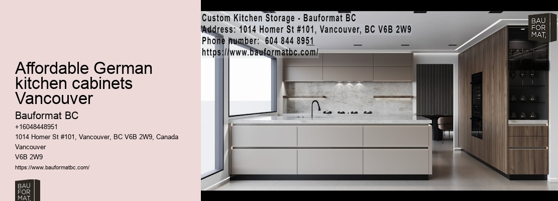 German kitchen cabinets made in Germany Vancouver