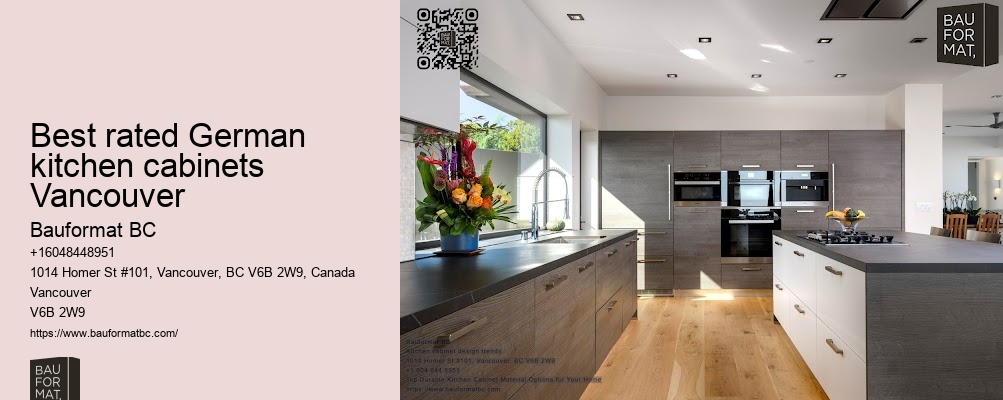 German kitchen cabinets with hidden storage Vancouver