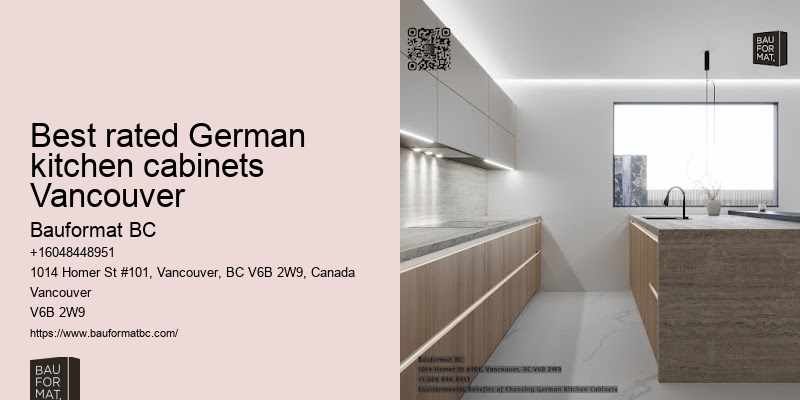 Renovate with German kitchen cabinets Vancouver