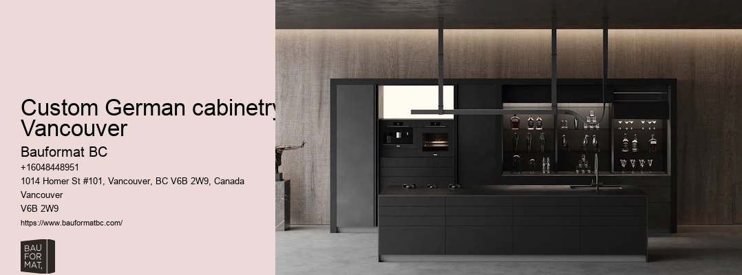 German kitchen cabinets for eclectic kitchens Vancouver