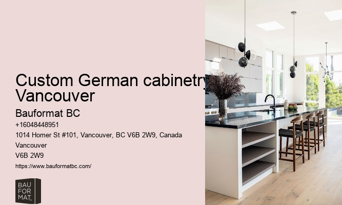 High-quality German kitchen cabinets Vancouver