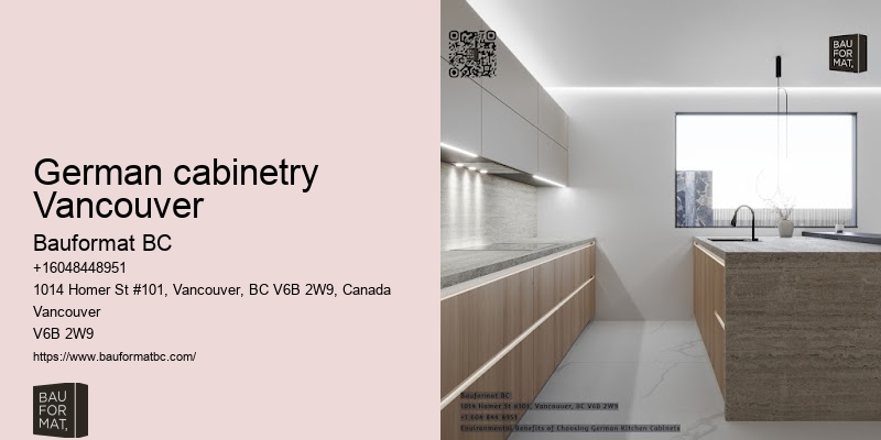 Innovative German kitchen cabinets Vancouver