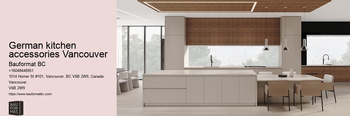Contemporary German kitchen cabinet design ideas Vancouver