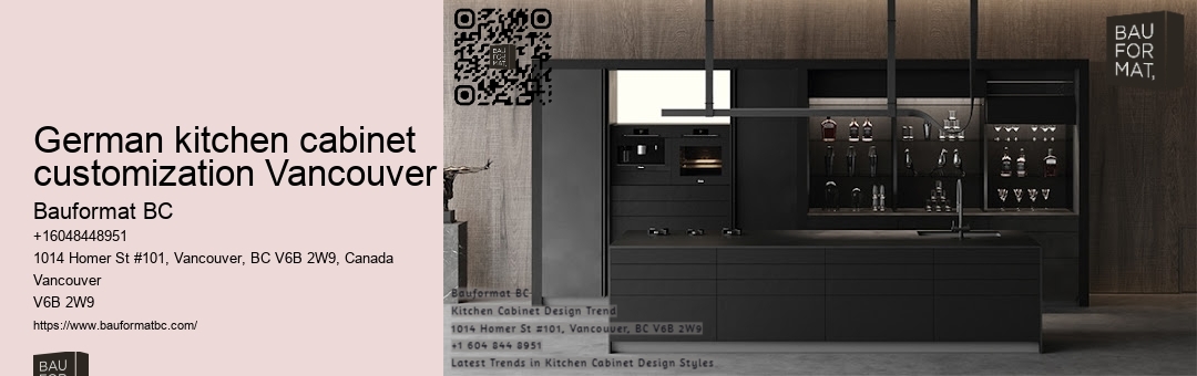 Innovative German kitchen cabinet design Vancouver
