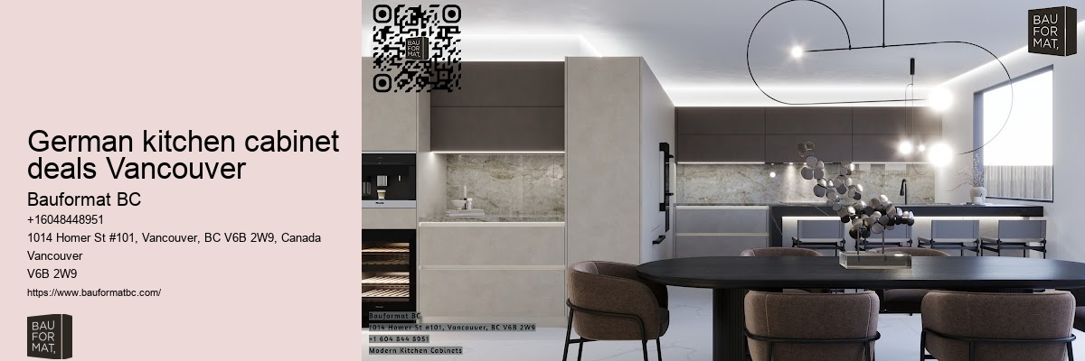 Special offers on German kitchen cabinets