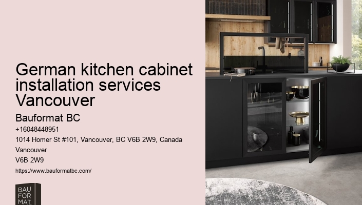 Explore modern German kitchen cabinet designs Vancouver