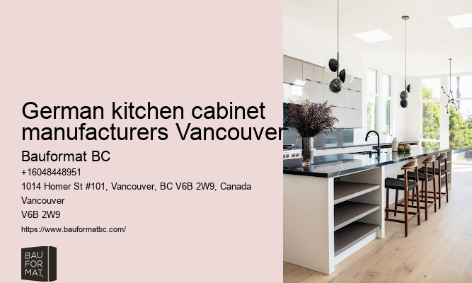 German kitchen cabinets for duplexes Vancouver