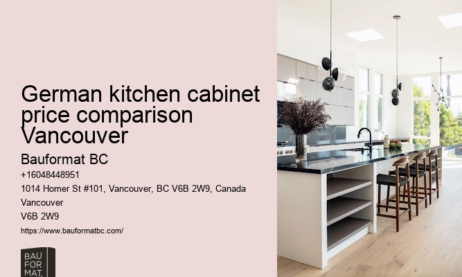 German kitchen cabinets for small apartments Vancouver