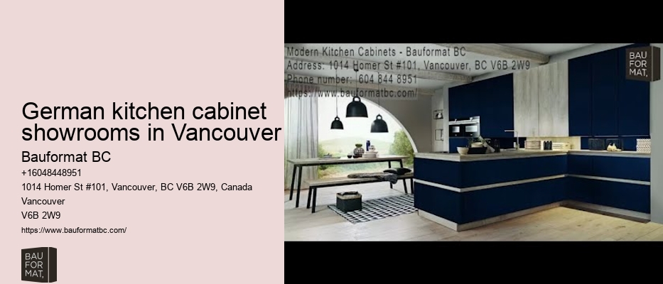 Upgrade your space with German kitchen cabinets for home renovations Vancouver