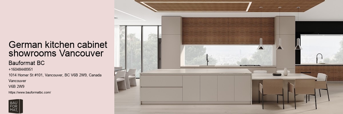 High-quality German kitchen cabinets Vancouver