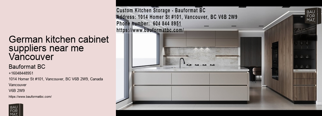 Certified German kitchen cabinet installers