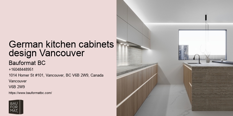 German kitchen cabinet companies in Vancouver