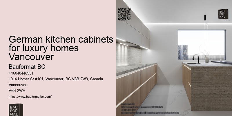 German kitchen cabinets for luxury homes Vancouver