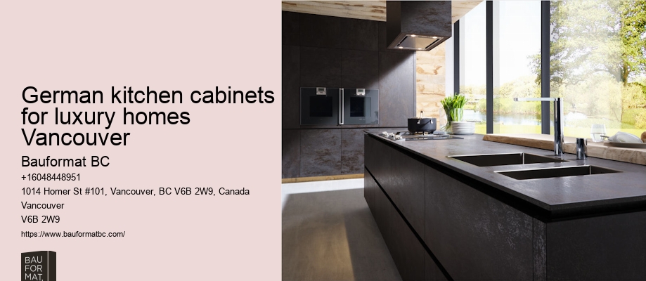 Leading German kitchen cabinet suppliers in Vancouver