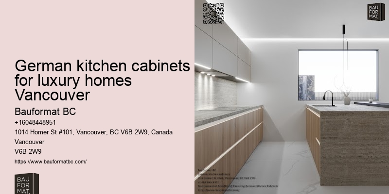 German kitchen cabinet retailers in Vancouver