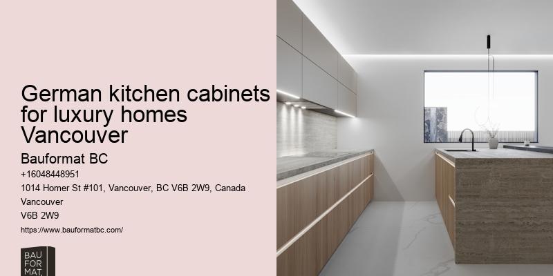 Find top-rated German kitchen cabinet showrooms near Vancouver