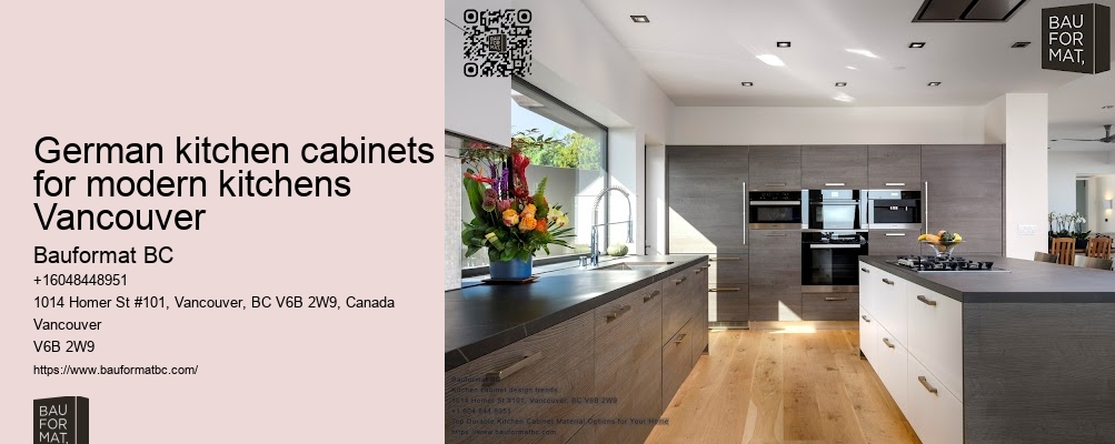 German kitchen cabinet exhibition Vancouver