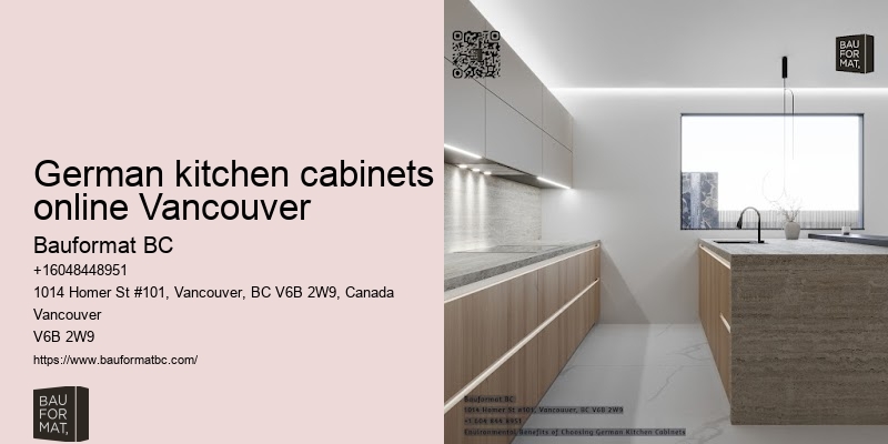 German kitchen cabinets for transitional kitchens Vancouver