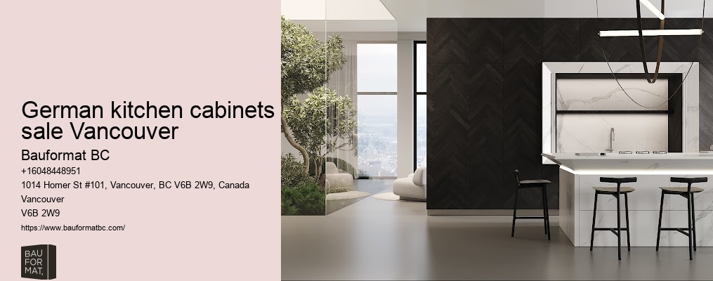 German kitchen cabinets consultation Vancouver