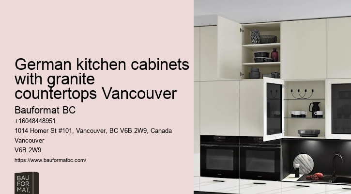 Energy-efficient German kitchen cabinets Vancouver