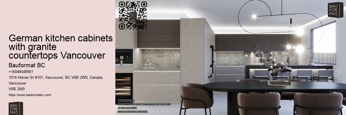 German kitchen cabinets with customizable options Vancouver