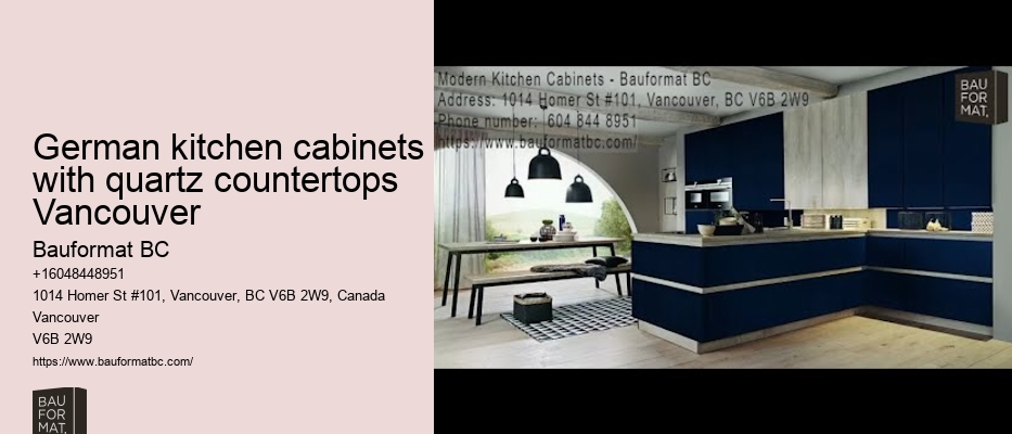 German kitchen cabinets for cafes Vancouver