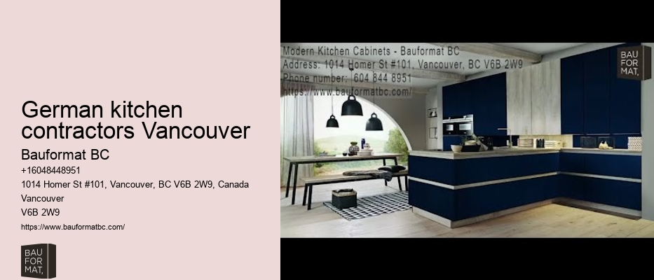 Traditional German kitchen cabinet styles Vancouver