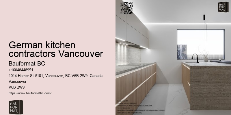 German kitchen cabinets for single-family homes Vancouver