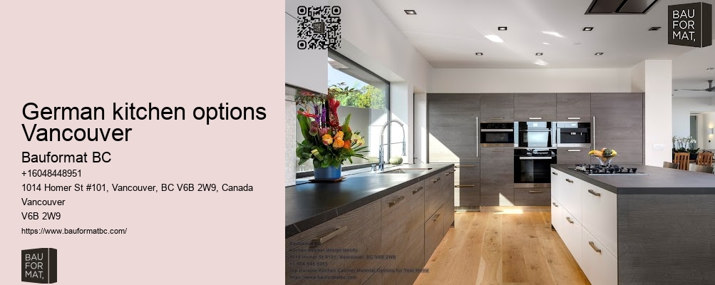 Timeless German kitchen cabinet door styles Vancouver