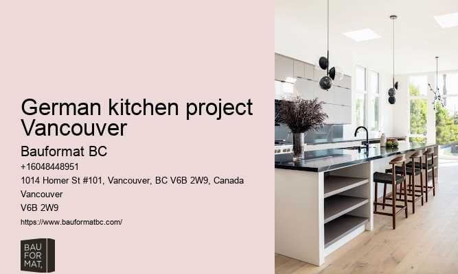 Latest trends in German kitchen cabinet materials and finishes Vancouver