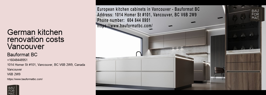 German kitchen design Vancouver